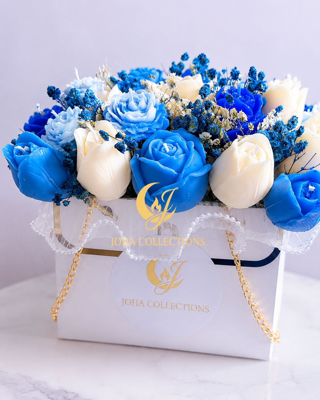 Bouquet Candle – Azure Serenity